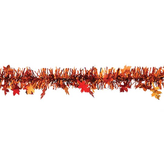 Beistle 12ft. Metallic Autumn Leaf Garlands, 2ct.